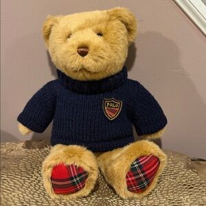 POLO Ralph Lauren Plush Bear with Navy Sweater (Listing #2)